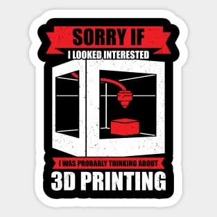 3D Print Printing Artist Gift Sticker